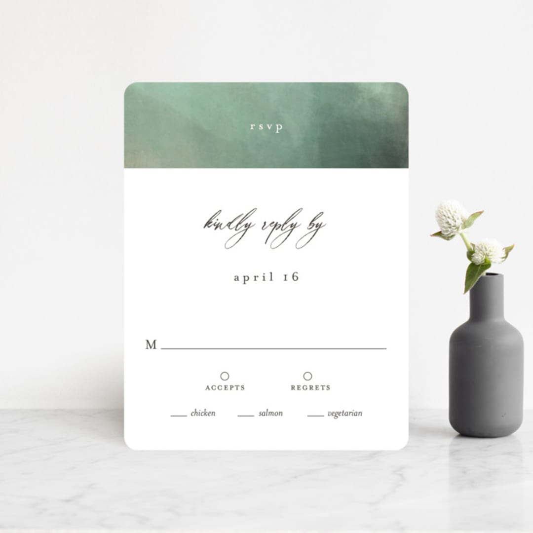 "Meadow" - RSVP Cards in Meadow by Eric Clegg - Front