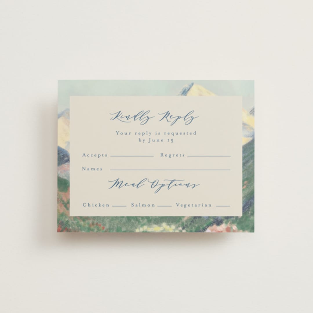 "The Valley" - RSVP Cards in Summer by Petra Kern - Front