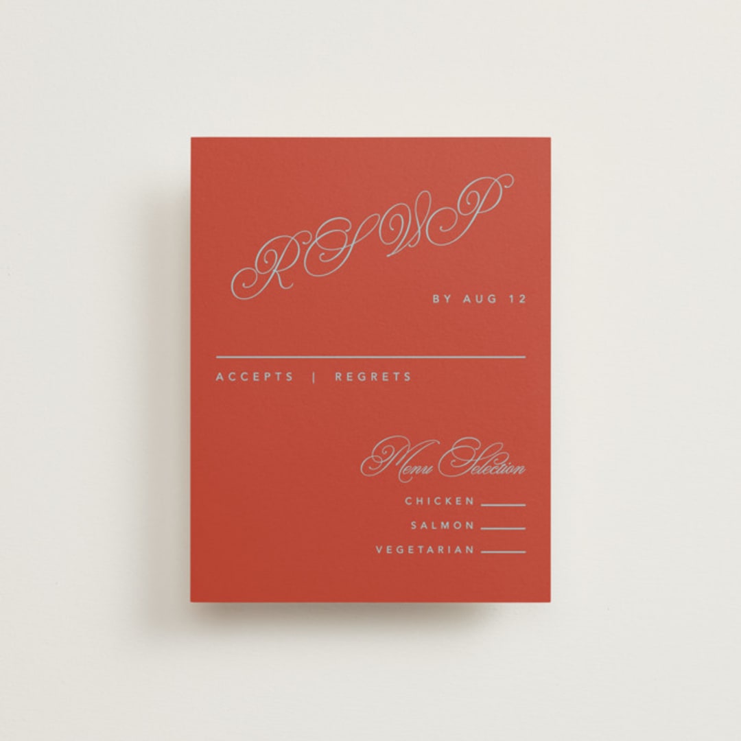 "Vivid" - RSVP Cards in Sky by Kelly Watkins - Front