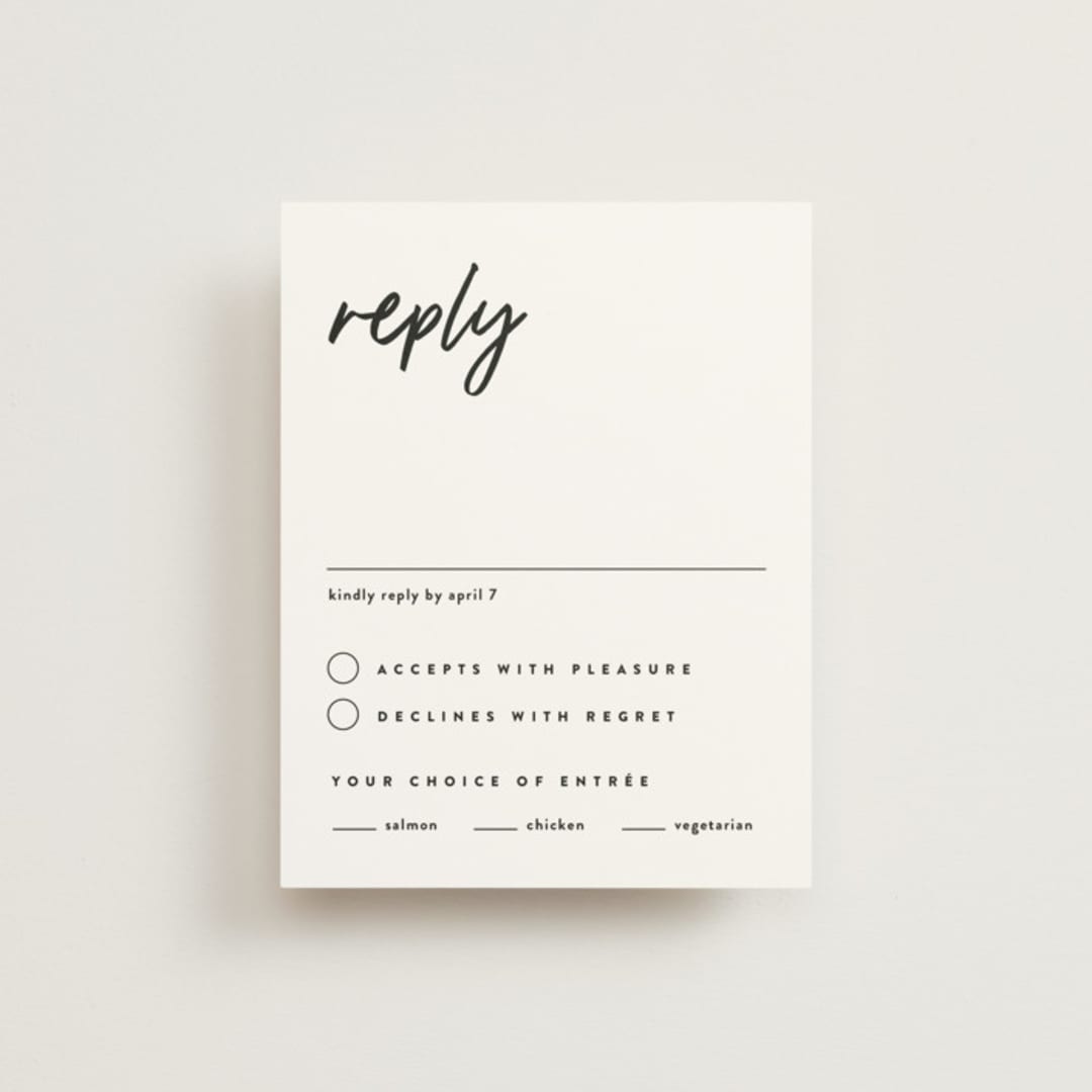 "Allure" - RSVP Cards in Cloud by JoAnn Jinks - Front