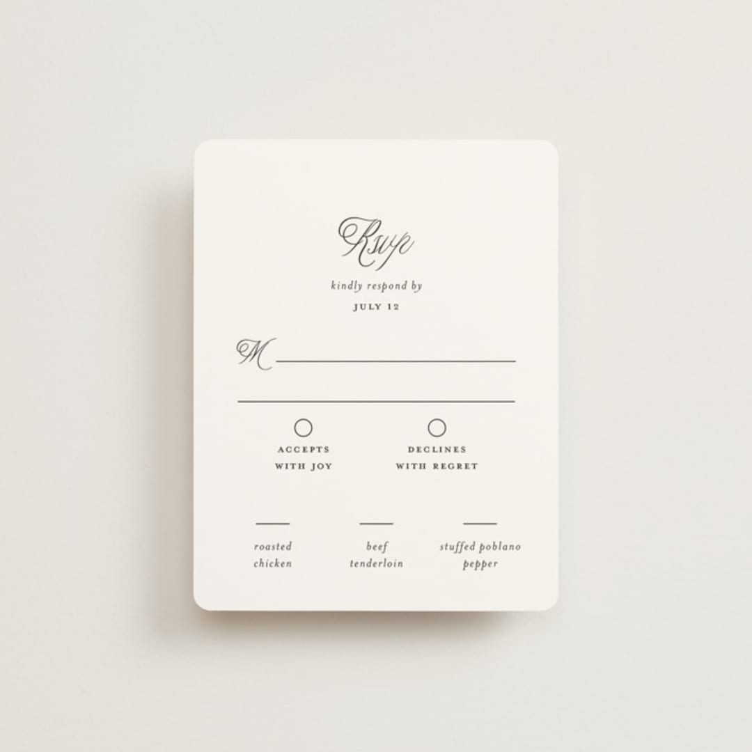 "Terra" - RSVP Cards in Snow by Pixel and Hank - Front