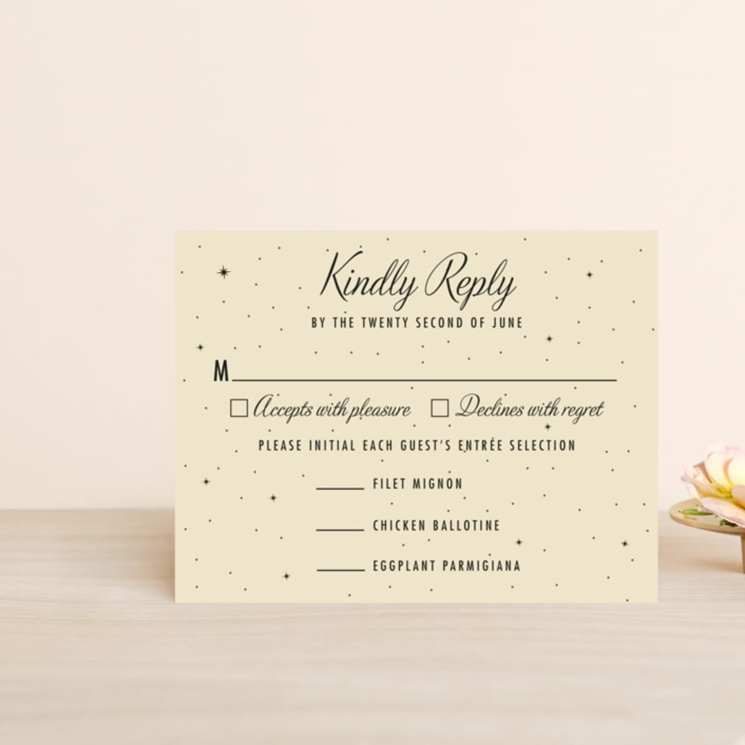 "Starry, Starry Night" - RSVP Cards in Shadow by Elly - Front