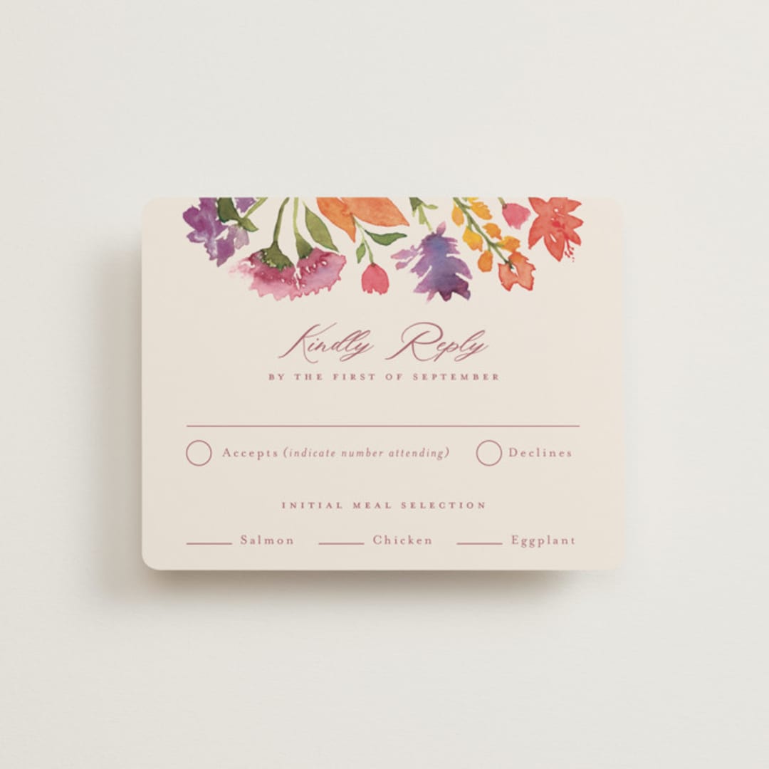 "Crest Fall" - RSVP Cards in Autumn by Pink House Press - Front
