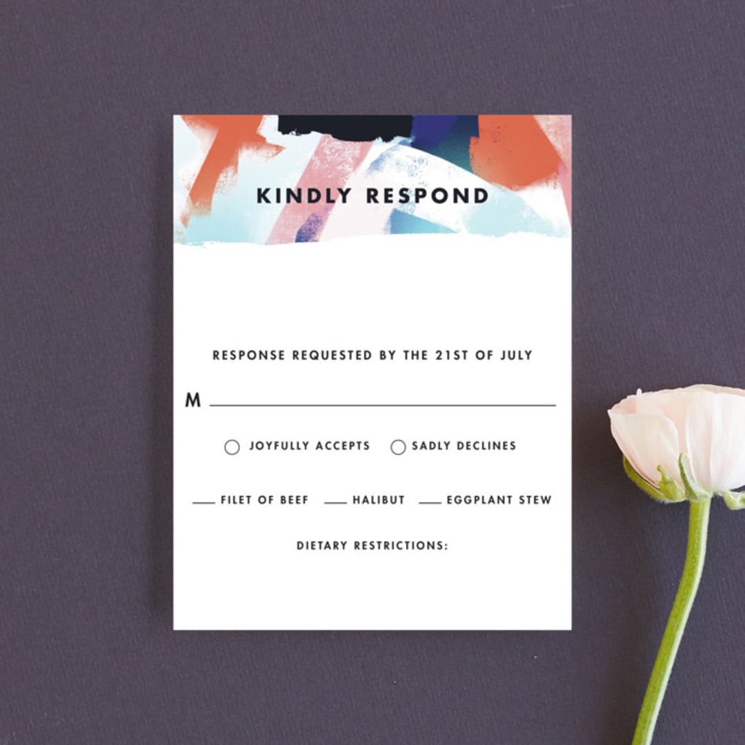 "Happy Day" - RSVP Cards in Carnival by Angela Marzuki - Front