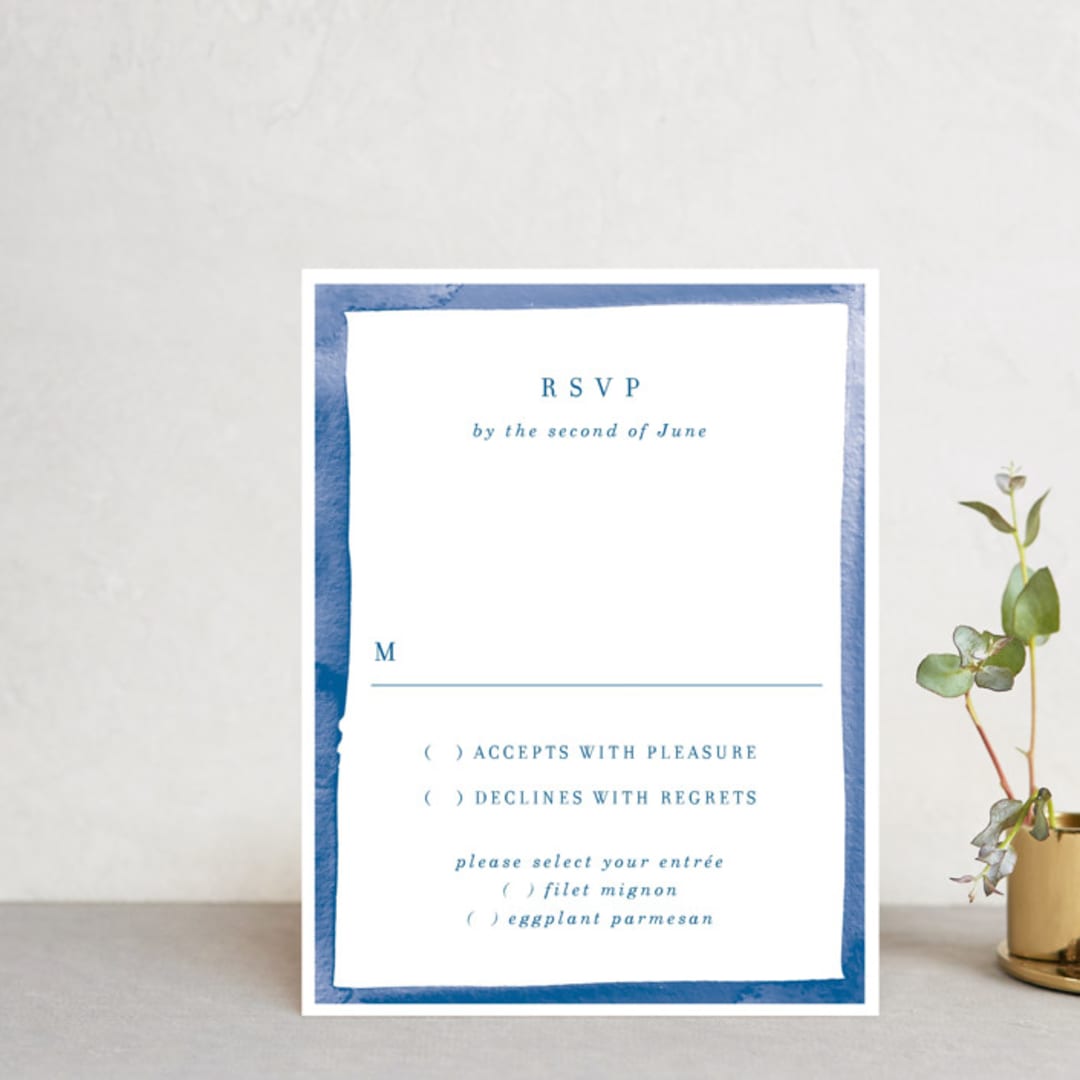 Watercolor Edged Border