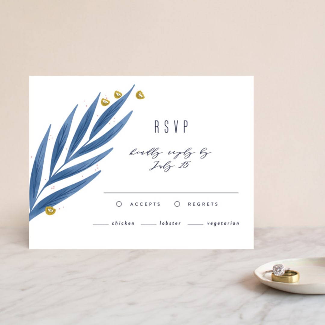 "Paradise" - RSVP Cards in Seaside by Joanna Griffin - Front