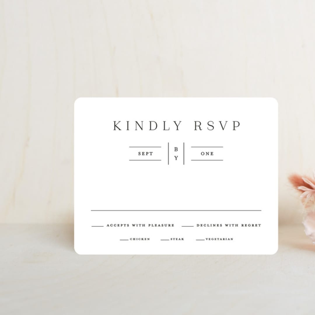 "In Love" - RSVP Cards in Ink by Carolyn MacLaren - Front