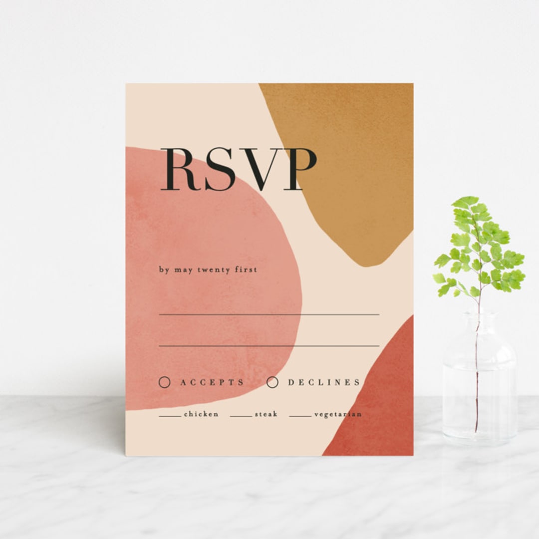 "Galeria" - RSVP Cards in Autumn Desert by Kelly Schmidt - Front
