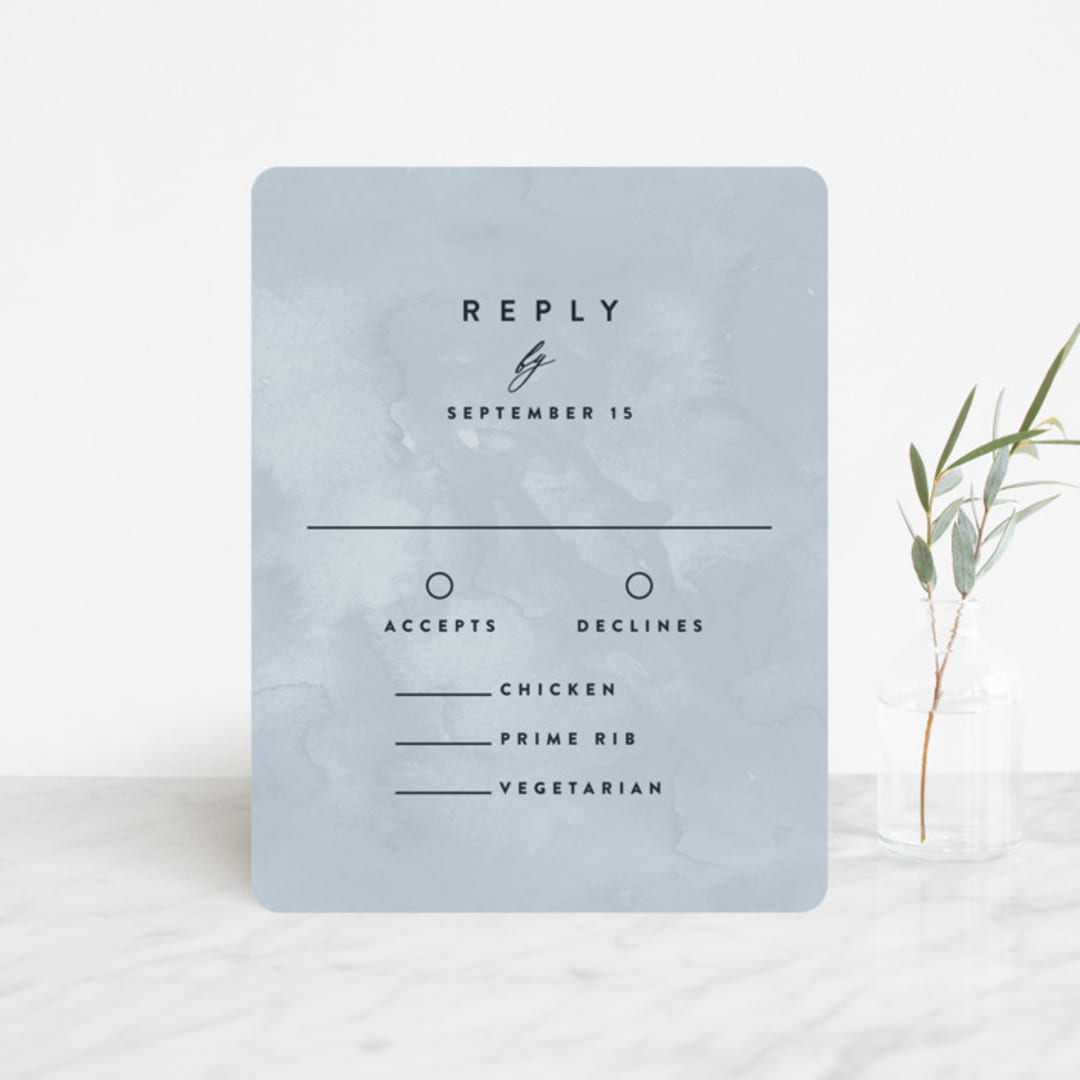 "Celestial" - RSVP Cards in Night Sky by Carly Reed Walker - Front