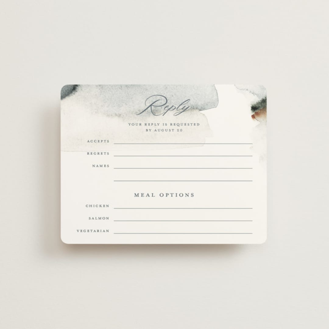 "Grand Escape" - RSVP Cards in Stone by Petra Kern - Front