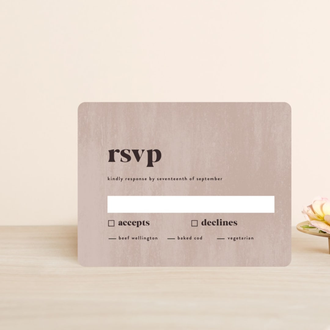 "joconde" - RSVP Cards in Mahogany by chocomocacino - Front
