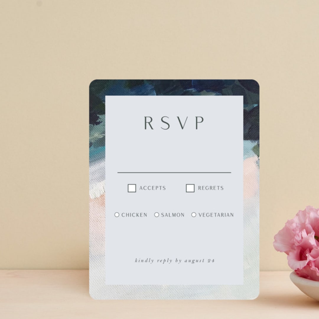 "Evelyn" - RSVP Cards in Capri by Nicole Walsh - Front