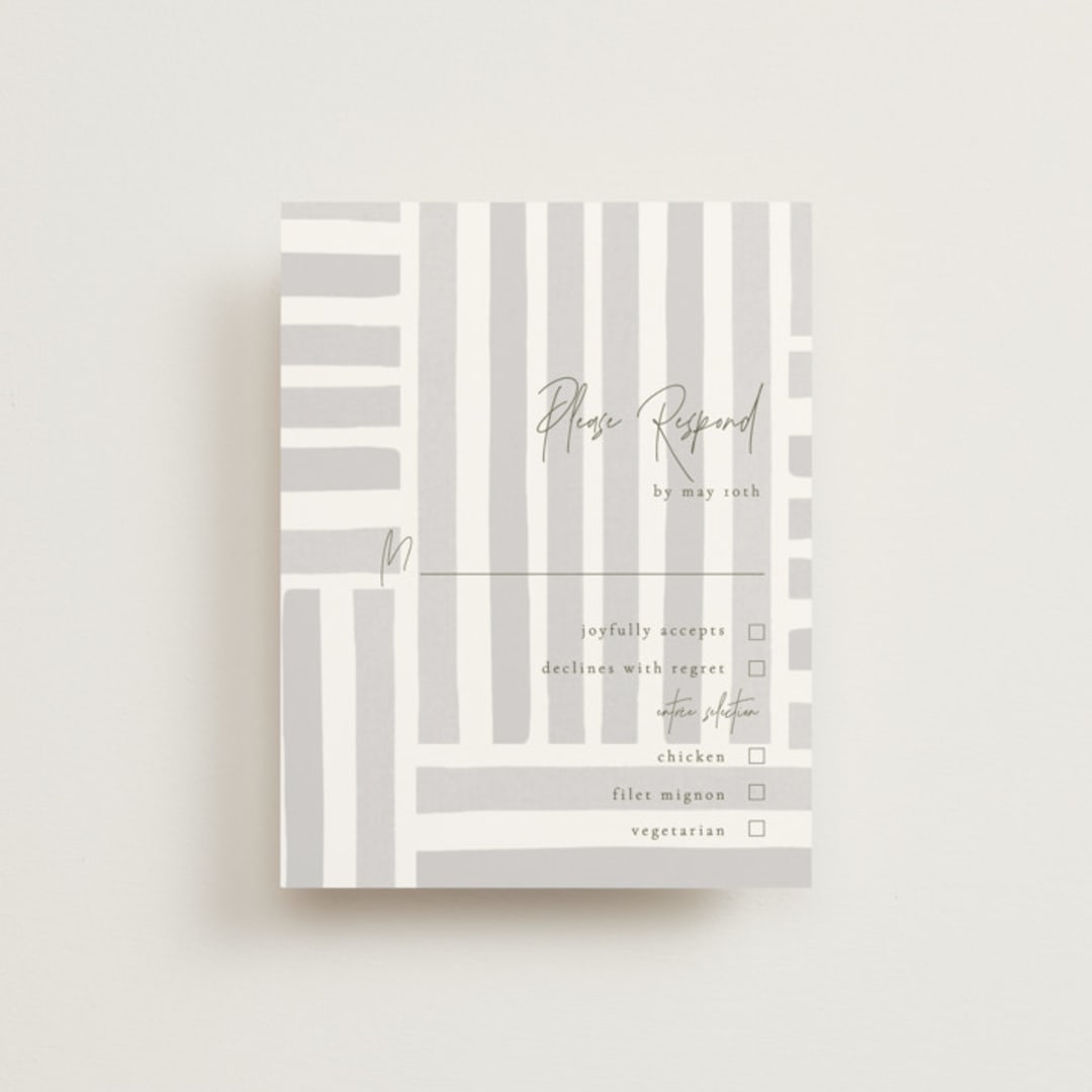 "Fall Flurry" - RSVP Cards in Fall by Grace Kreinbrink - Front