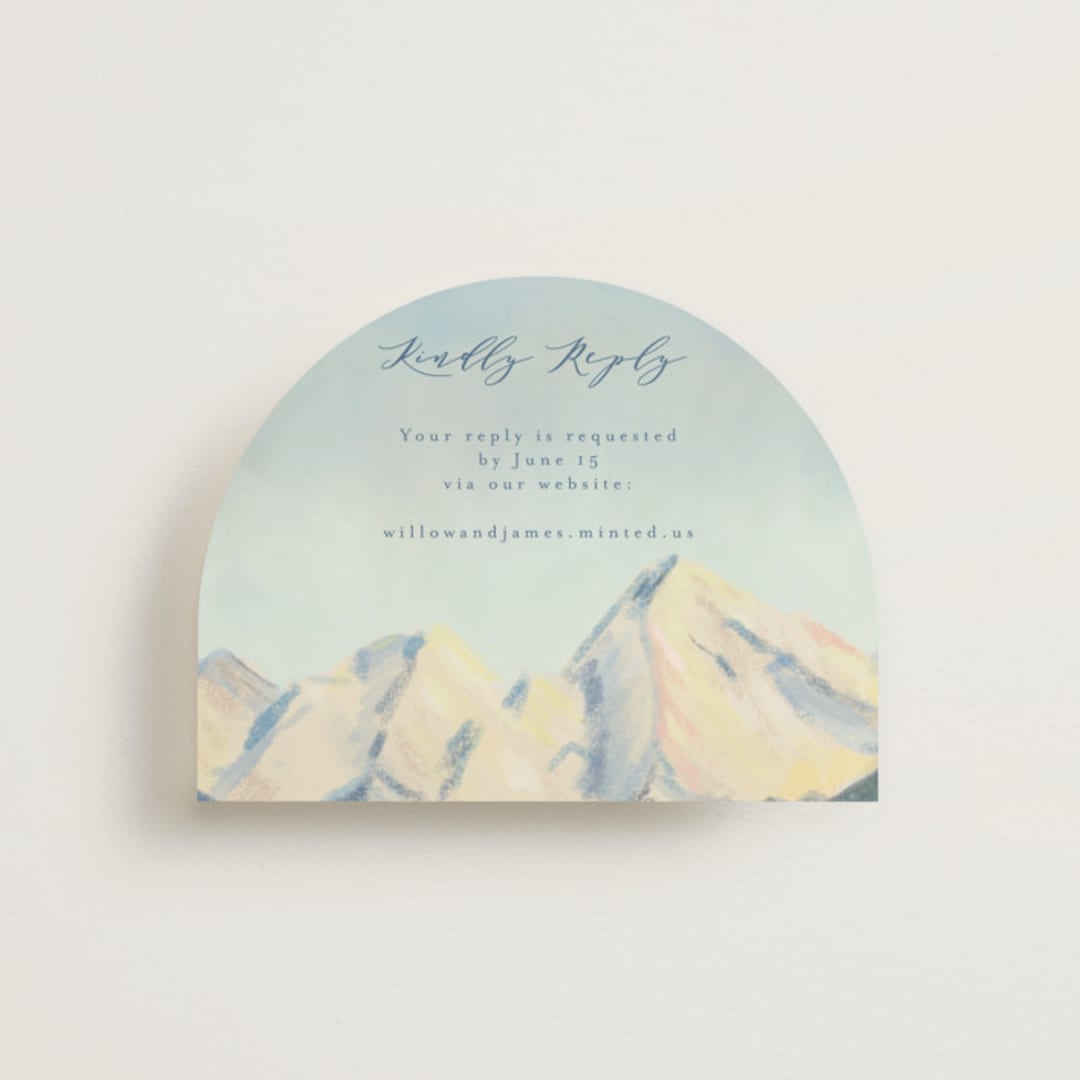 "The Valley" - RSVP Online Enclosure Cards in Summer by Petra Kern - Front