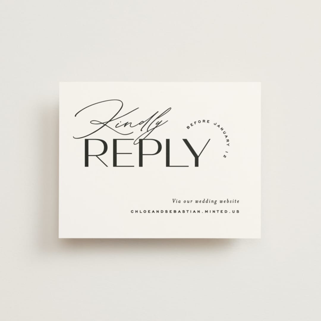 "Union Stack" - RSVP Online Enclosure Cards in Diamond by Jessica Corliss - Front