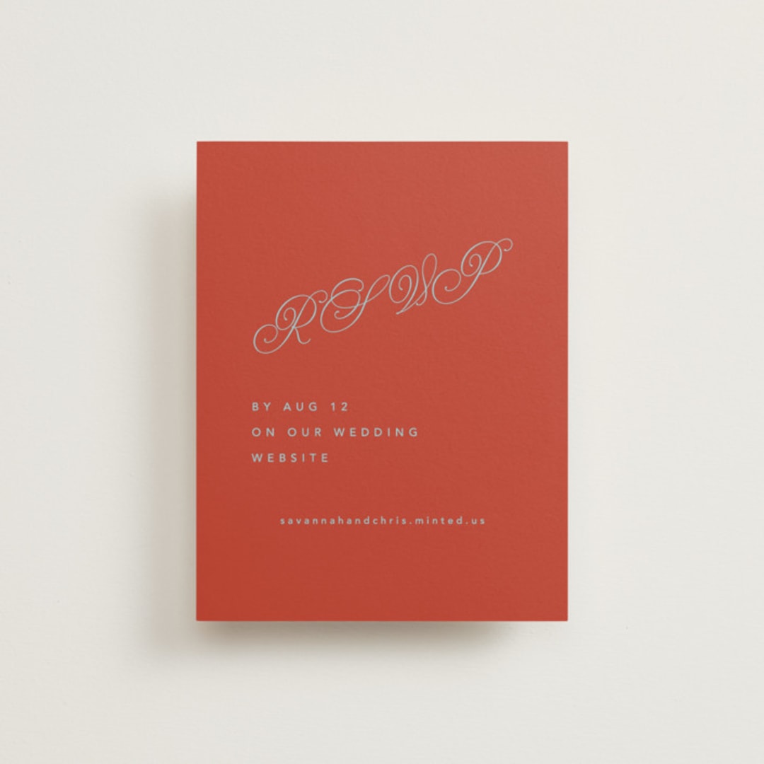 "Vivid" - RSVP Online Enclosure Cards in Sky by Kelly Watkins - Front