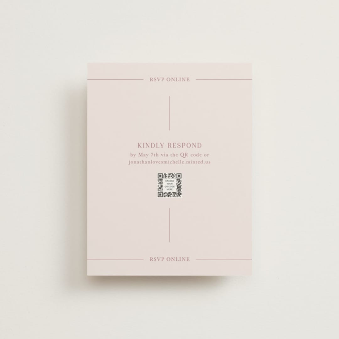 "Together" - RSVP Online Enclosure Cards in Romance by Kristin Oliversen - Front