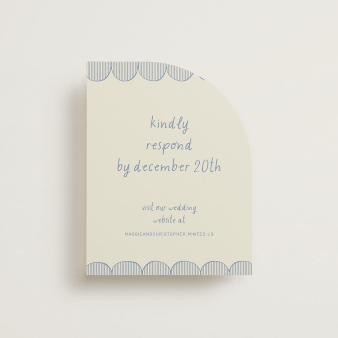"Florence" - RSVP Online Enclosure Cards in Sky by Kelly Watkins - Front