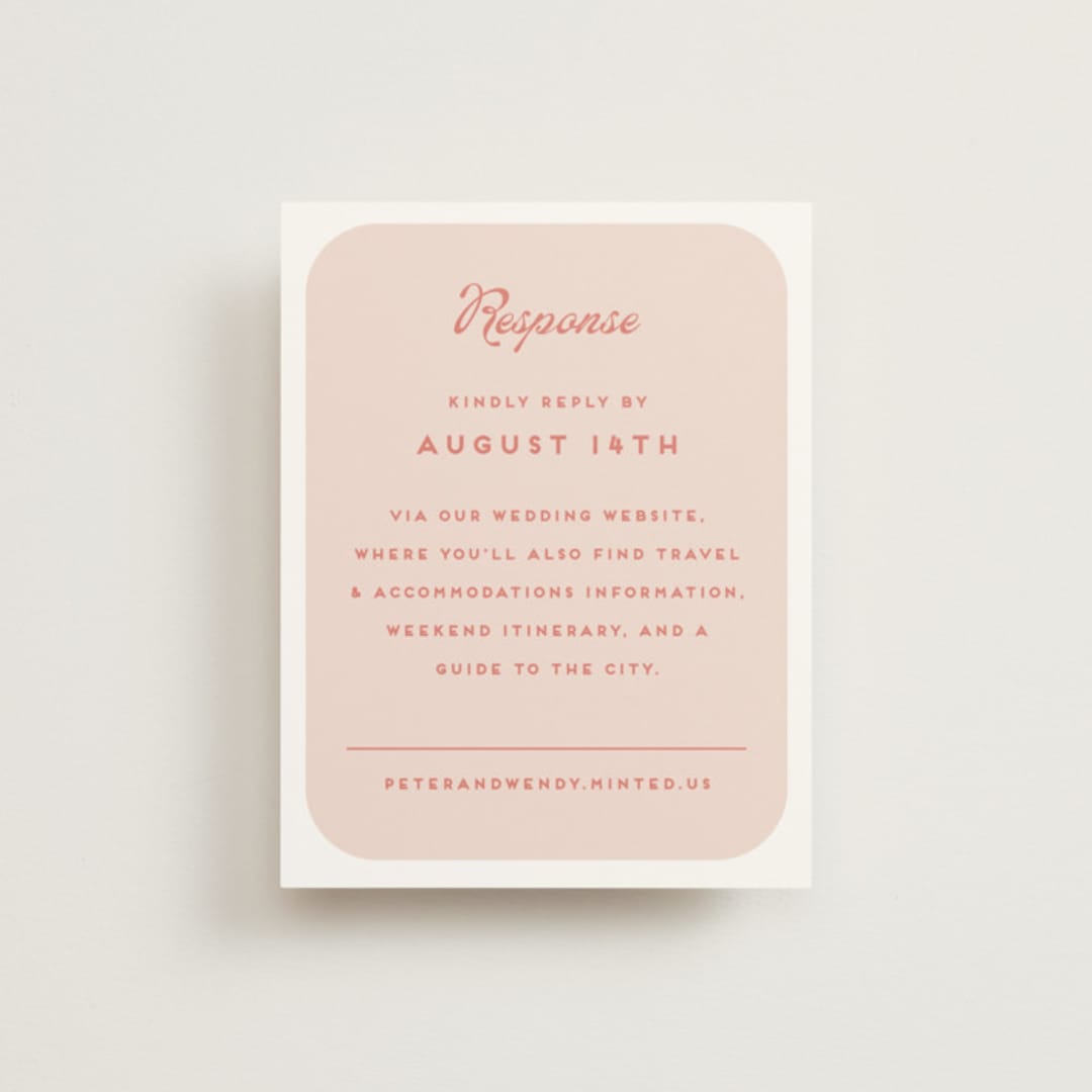 "Penumbra" - RSVP Online Enclosure Cards in Garden by Snow and Ivy - Front