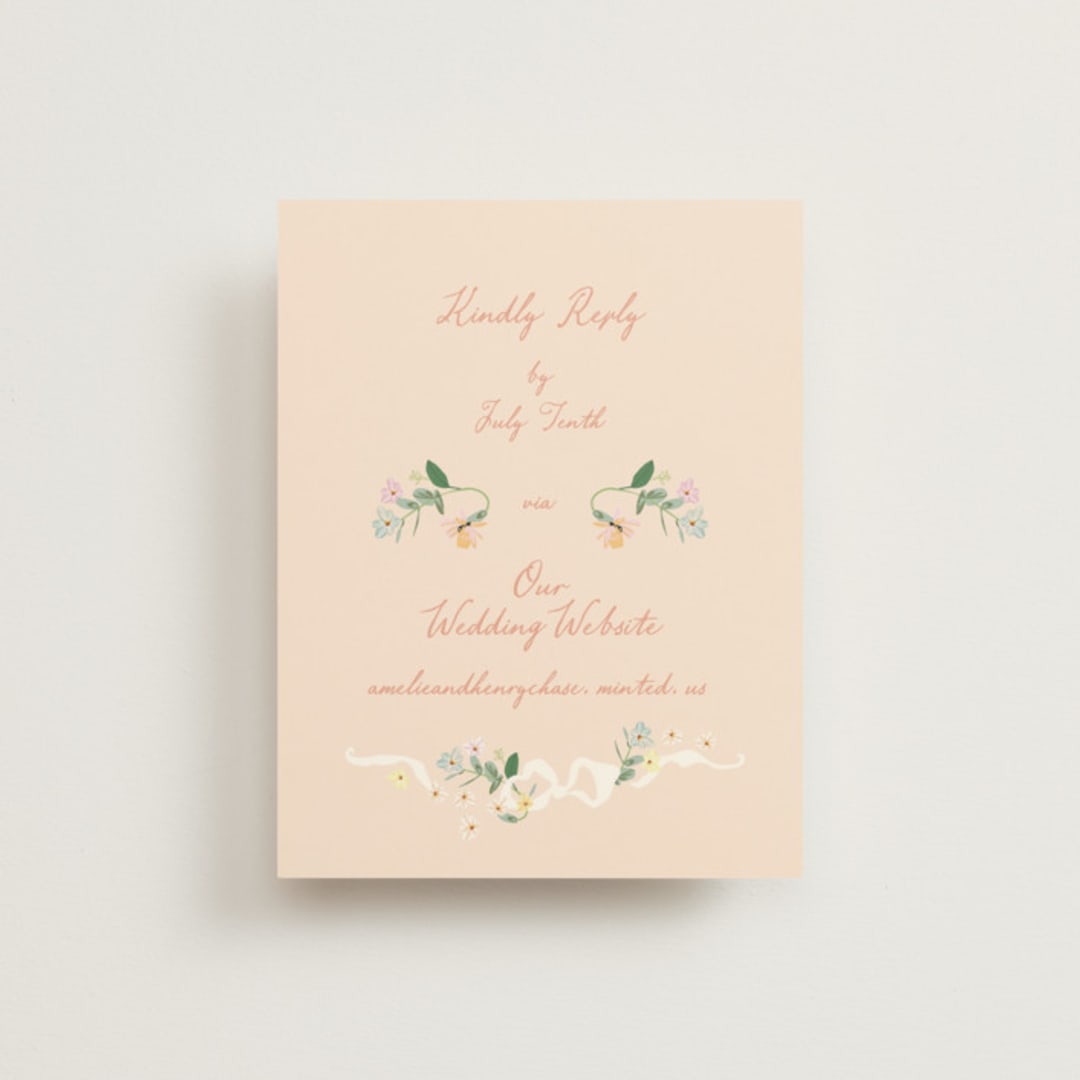 "spring draped garland" - RSVP Online Enclosure Cards in Spring by Phrosné Barwood - Front