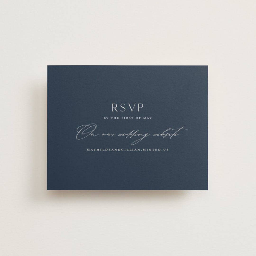 "Georgetown" - RSVP Online Enclosure Cards in Oxford by Stacey Meacham - Front