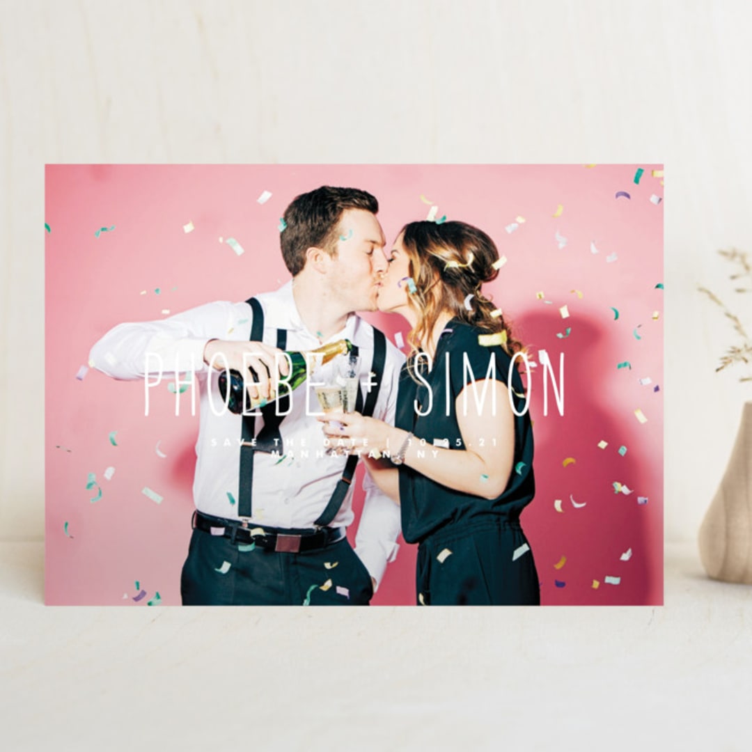 "Me + You" - Save the Dates in Lily by Roxy Cervantes - Front