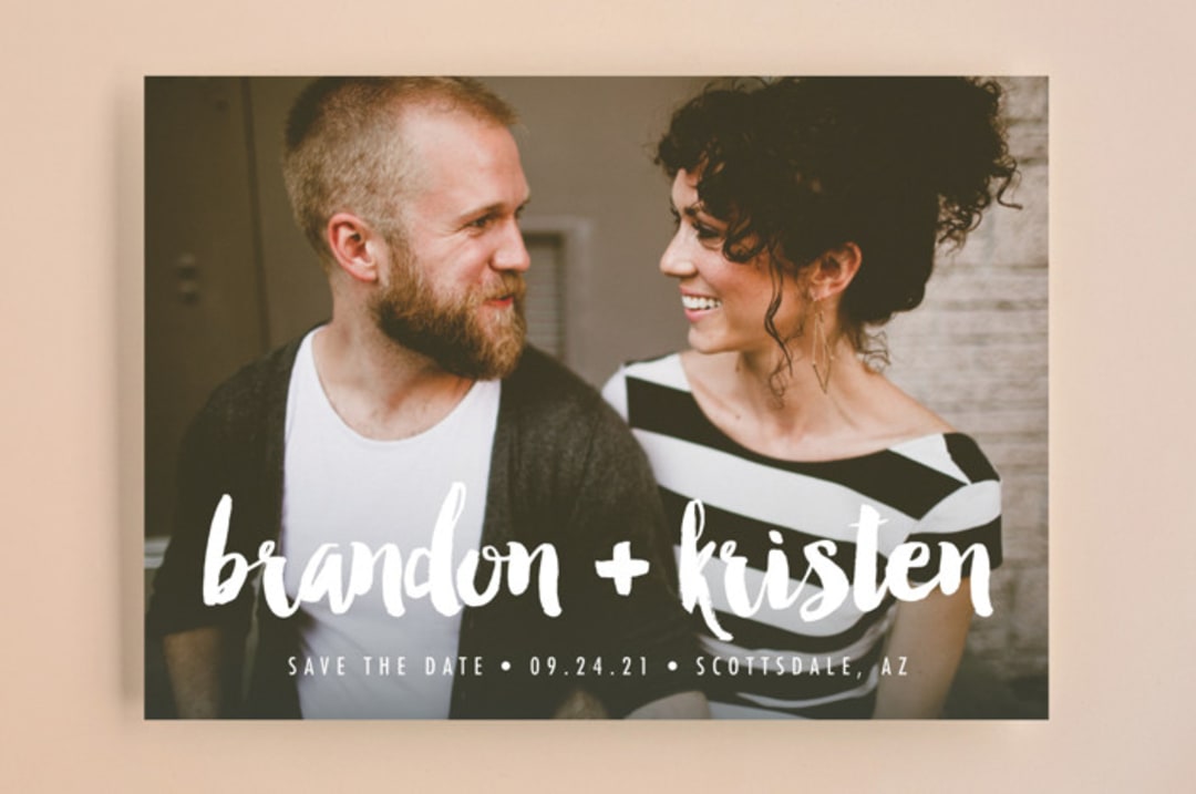 "Oasis" - Save the Dates in Cloud by Jessica Williams - Front