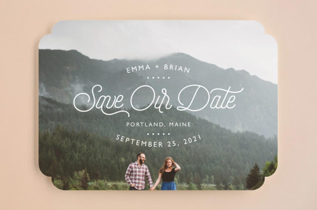 "Something New" - Save the Dates in Cloud by Jennifer Thomke - Front