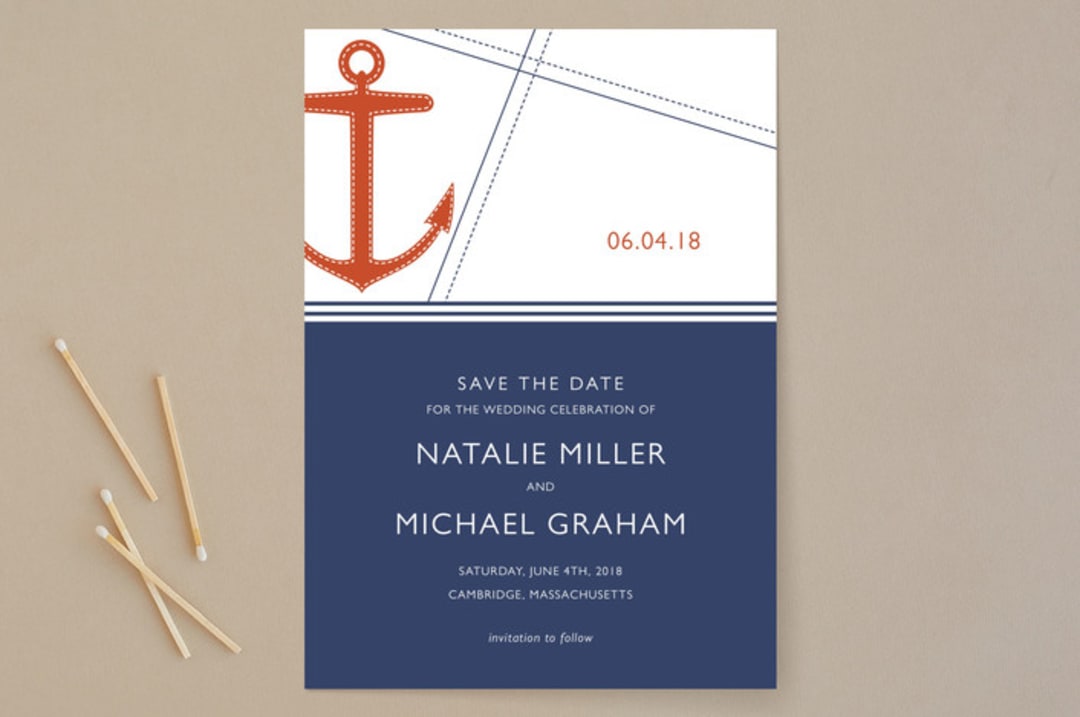 "Regatta" - Save the Dates in Marmalade by Oscar and Emma - Karly Depew - Front
