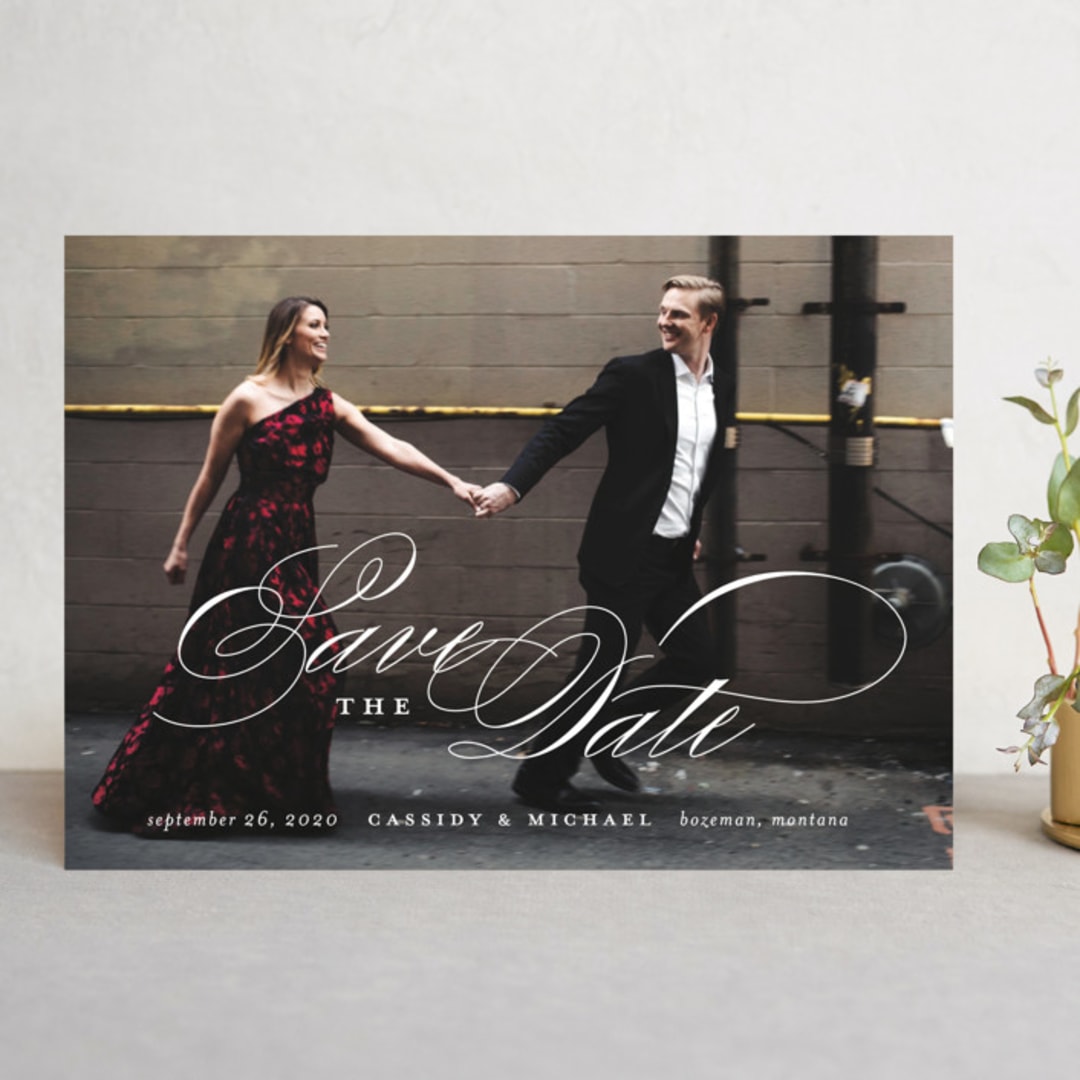 "Eternity" - Save the Dates in Quartz by Jessica Williams - Front