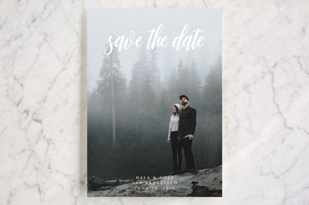 "mystic" - Save the Dates in Cotton by Kate Ross - Front