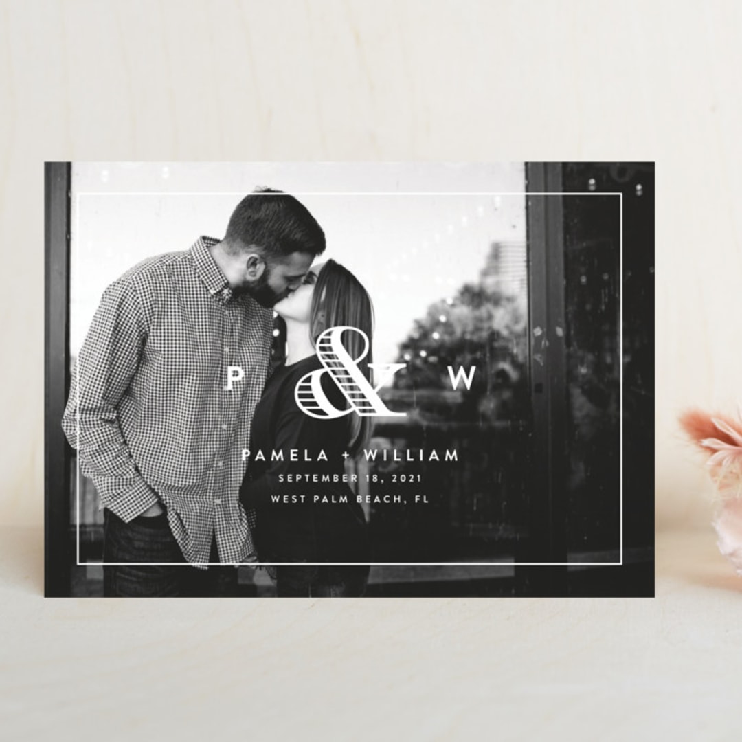 "Esquire" - Save the Dates in Cloud by Kim Dietrich Elam - Front