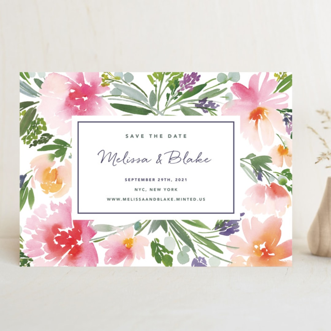 "Eliza" - Save the Dates in Spring by Yao Cheng Design - Front