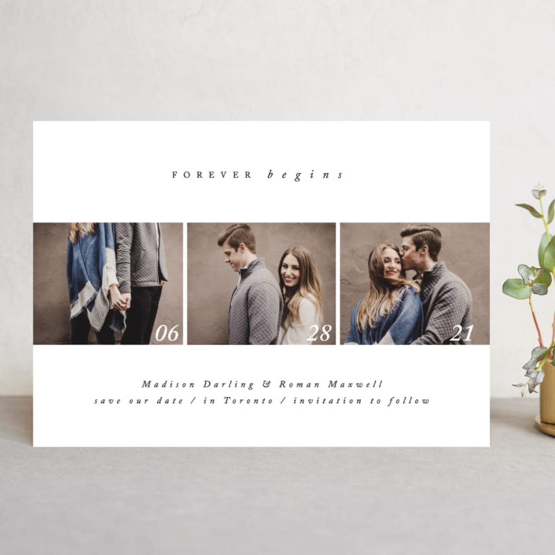 "Madison" - Save the Dates in Northern Sky by Kate Ross - Front