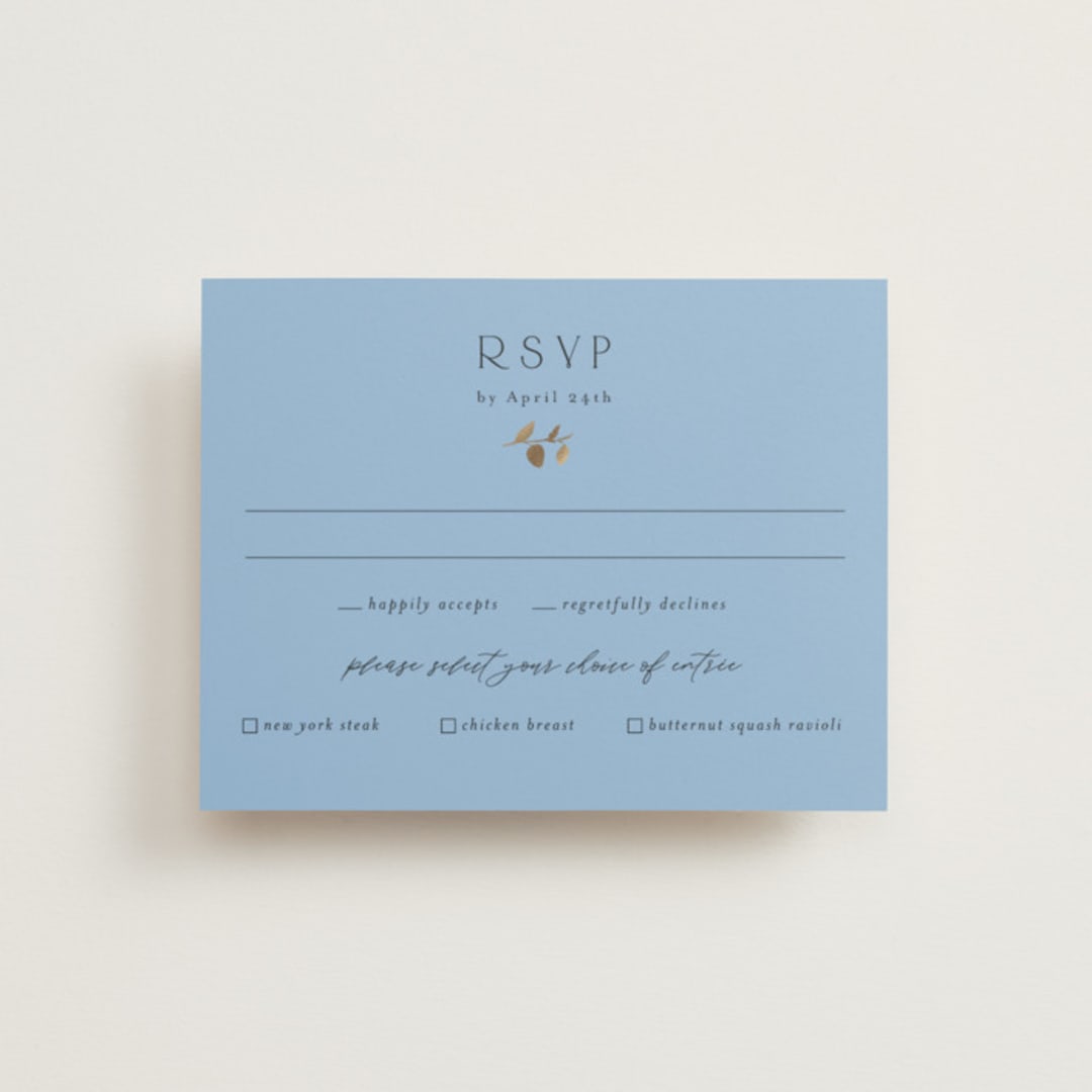 "Garden Whisper" - RSVP Cards in Coastal by Susan Moyal - Front