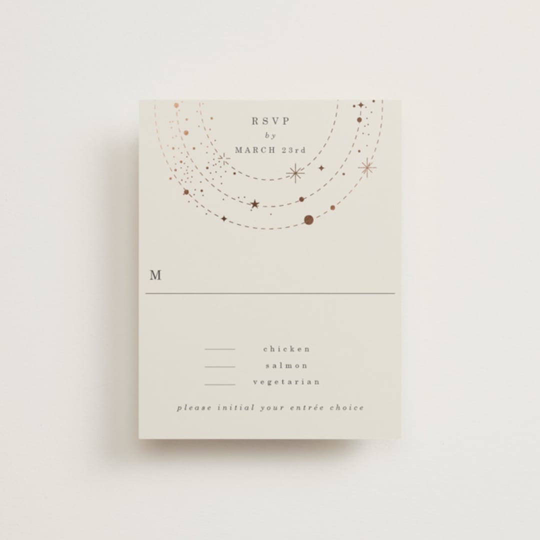 "North" - RSVP Cards in Twilight by Baumbirdy - Front