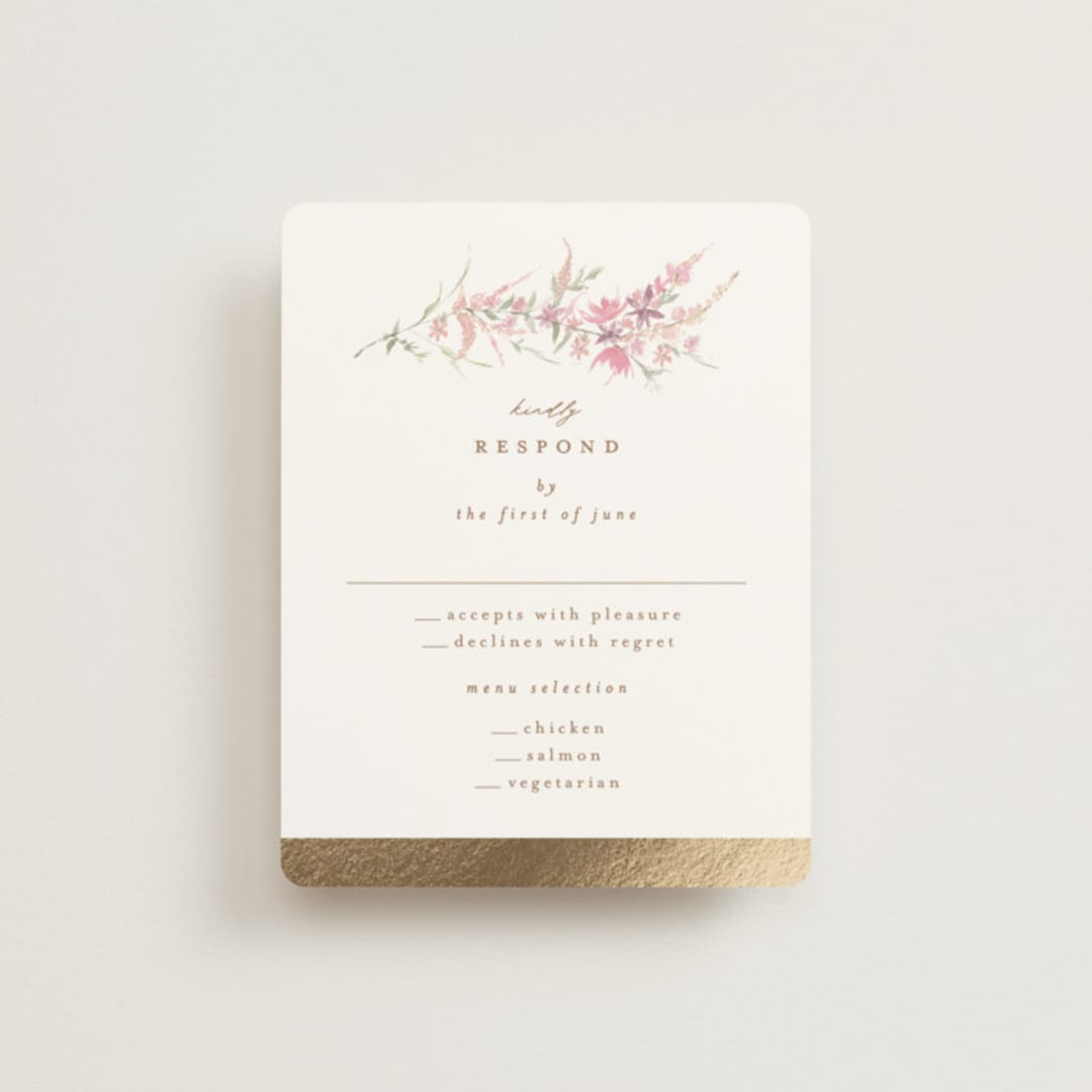 "meadow cross" - RSVP Cards in Spring by Phrosné Barwood - Front