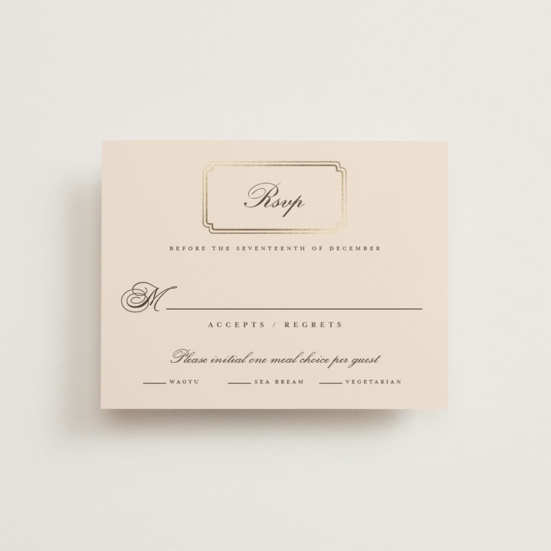 "lussekatter" - RSVP Cards in Bisque by chocomocacino - Front