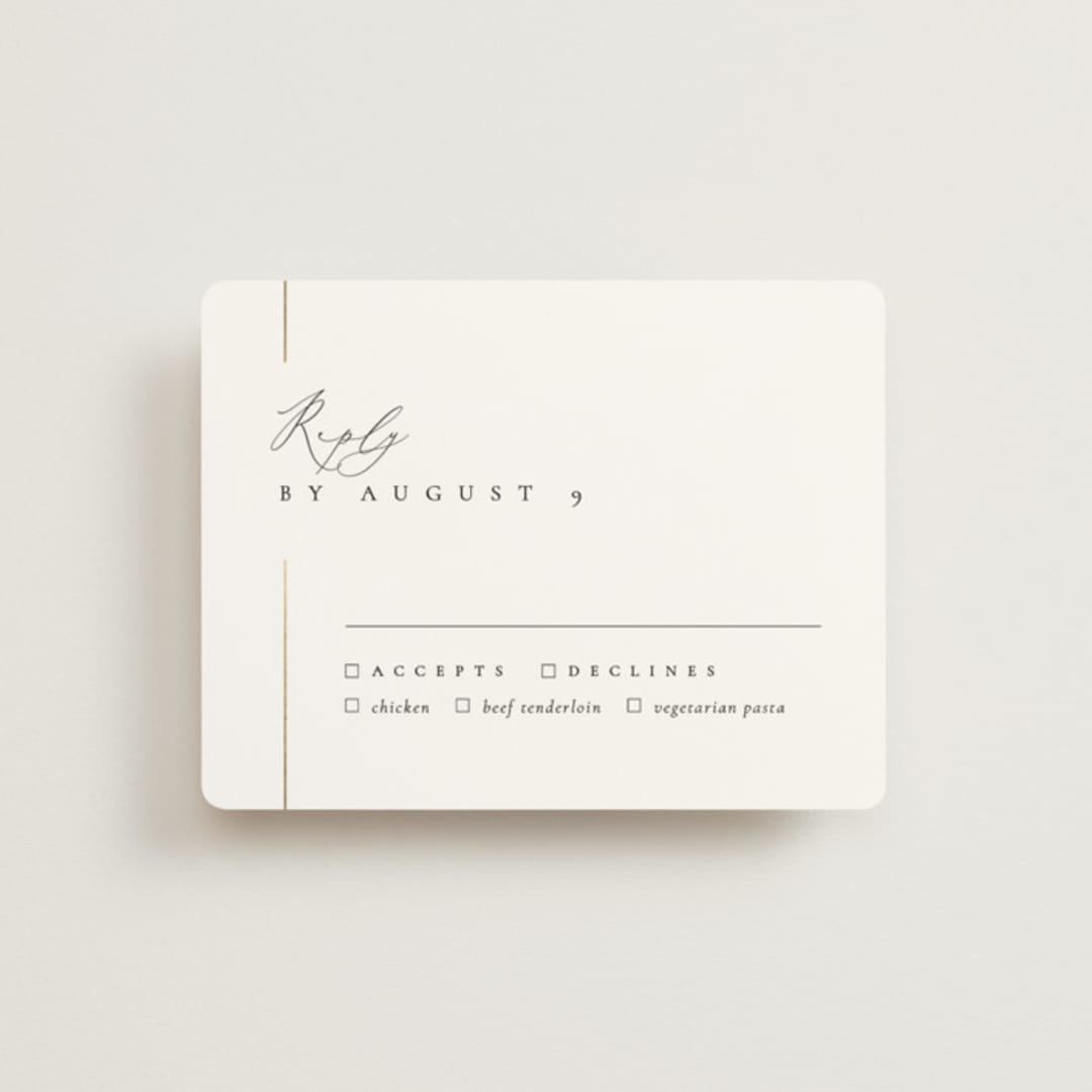 "London" - RSVP Cards in Classic by Kelly Schmidt - Front