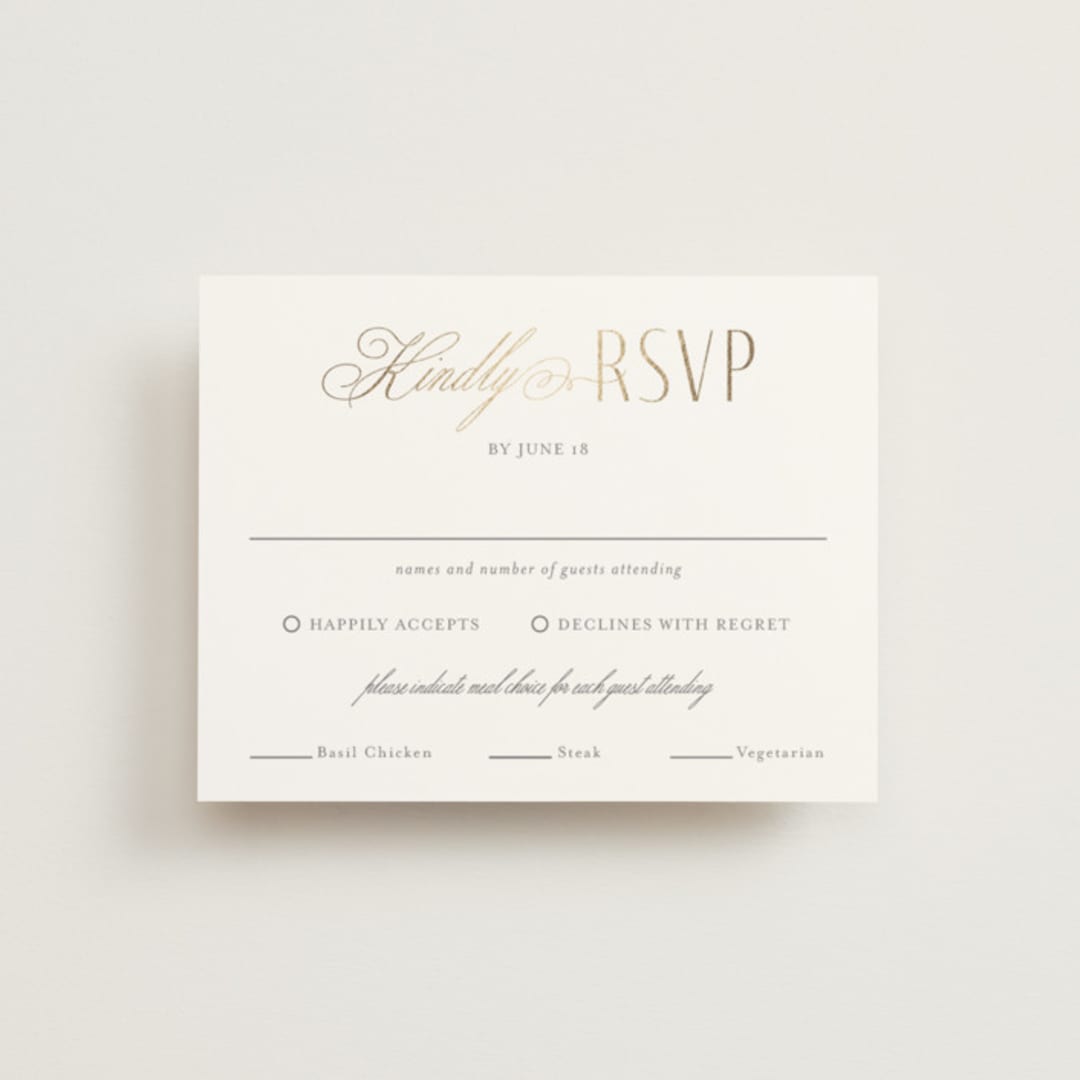 "Monatuk" - RSVP Cards in Fog by Ashlee Townsend - Front