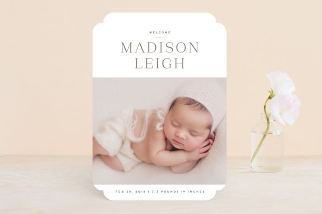 "Brownie" - Birth Announcements in Cocoa by chocomocacino - Front