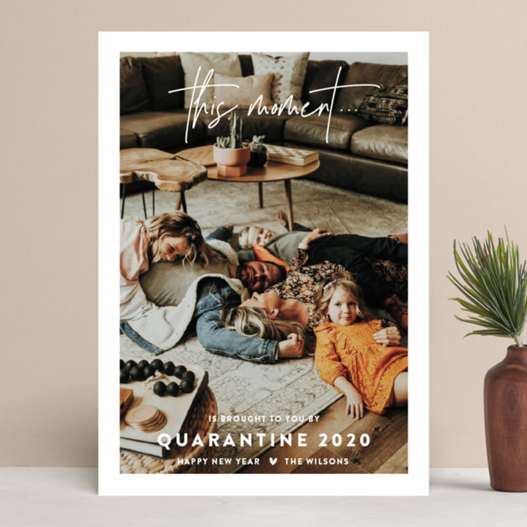 "This Moment" - Retired Holiday Cards in Snow by Melanie Severin - Front