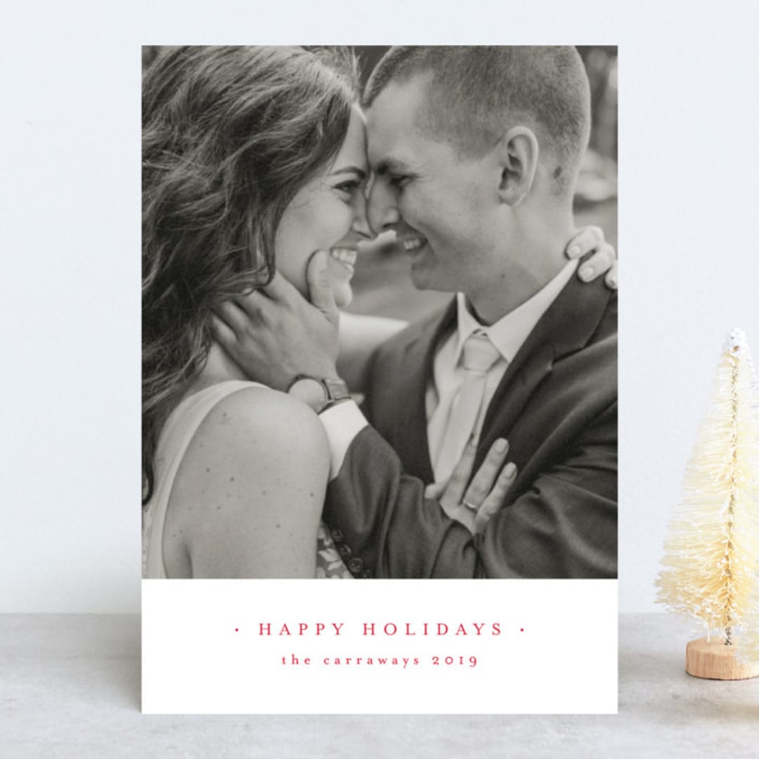 "ARA" - Retired Holiday Cards in Cardinal by Melanie Kosuge - Front