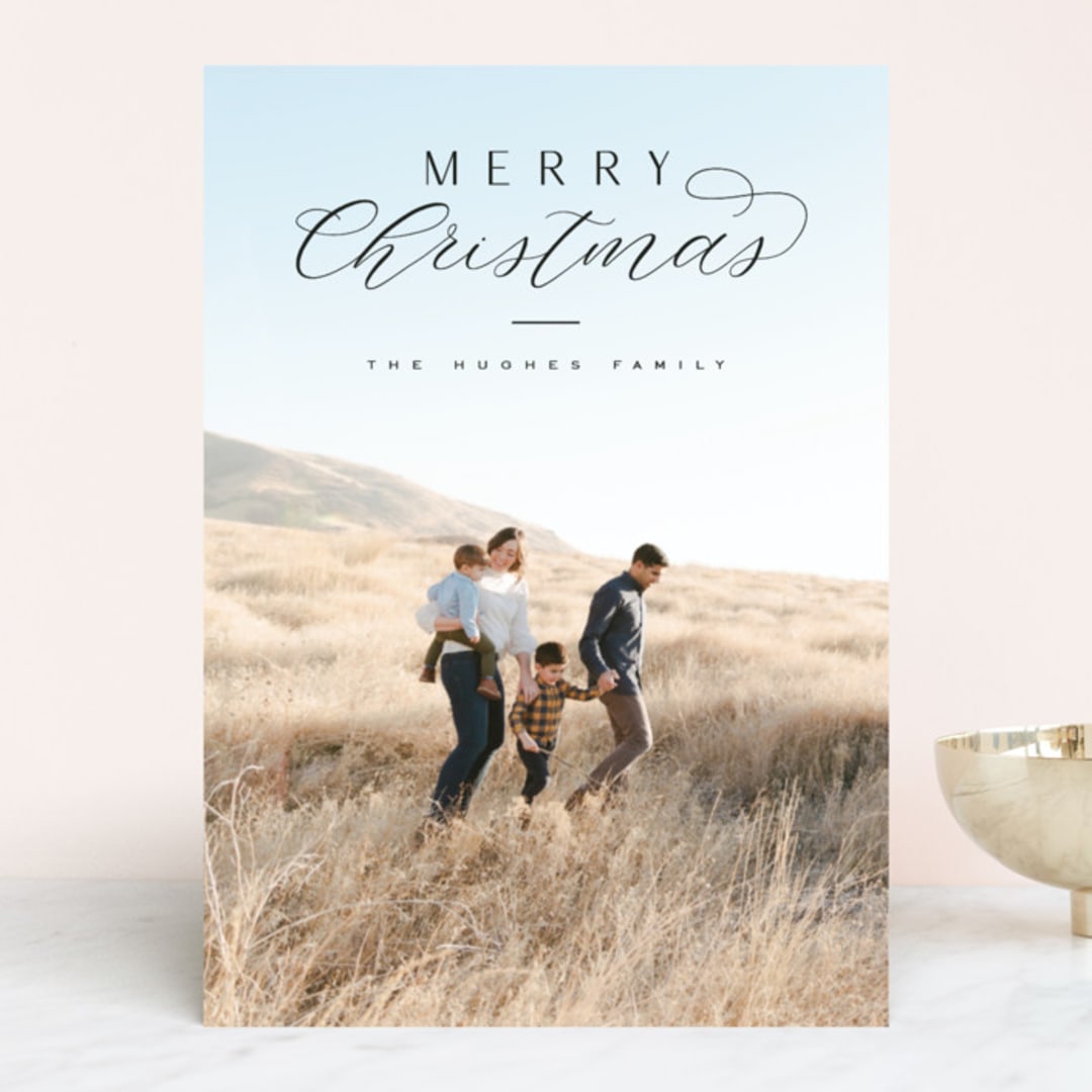 "Tradition" - Retired Holiday Cards in Ebony by Leah Bisch - Front