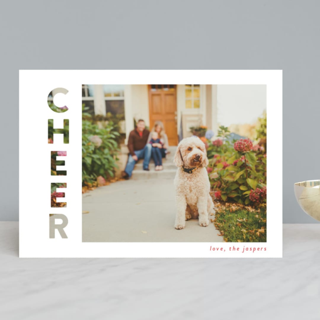 "Revealing Joy" - Retired Holiday Cards in Snow by Lindsay Megahed - Front