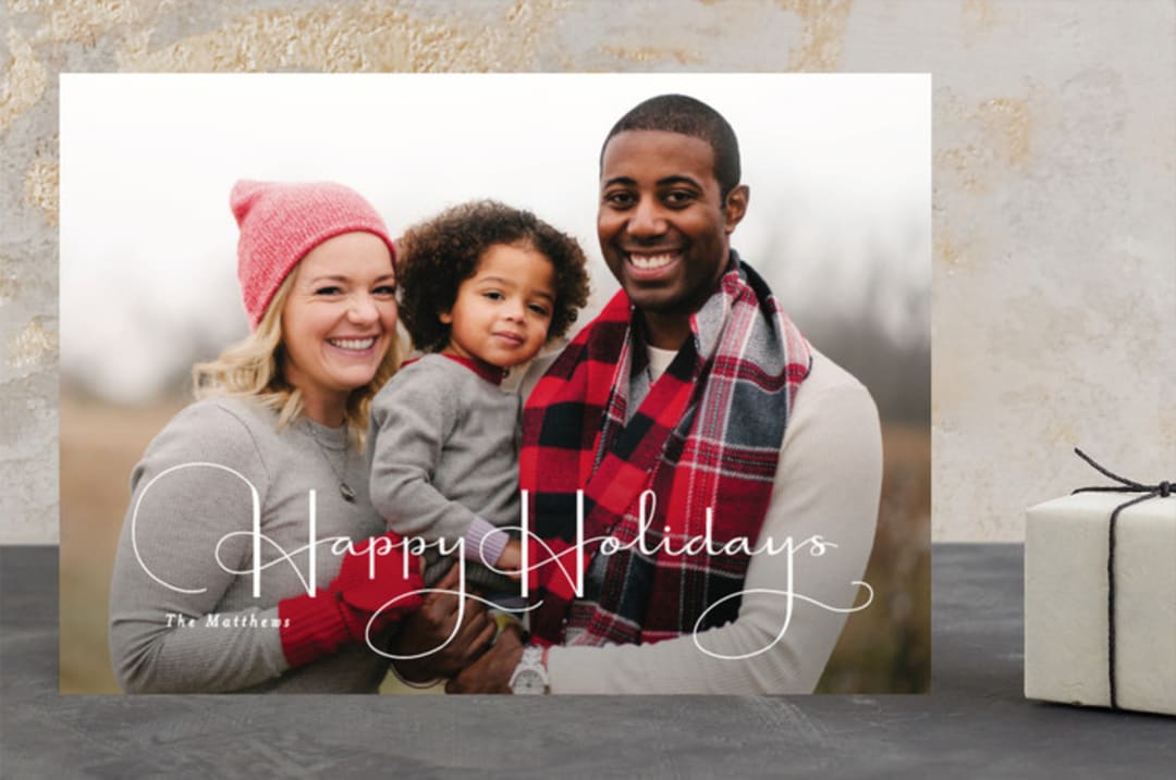 "ganache" - Retired Holiday Cards in snow white by chocomocacino - Front