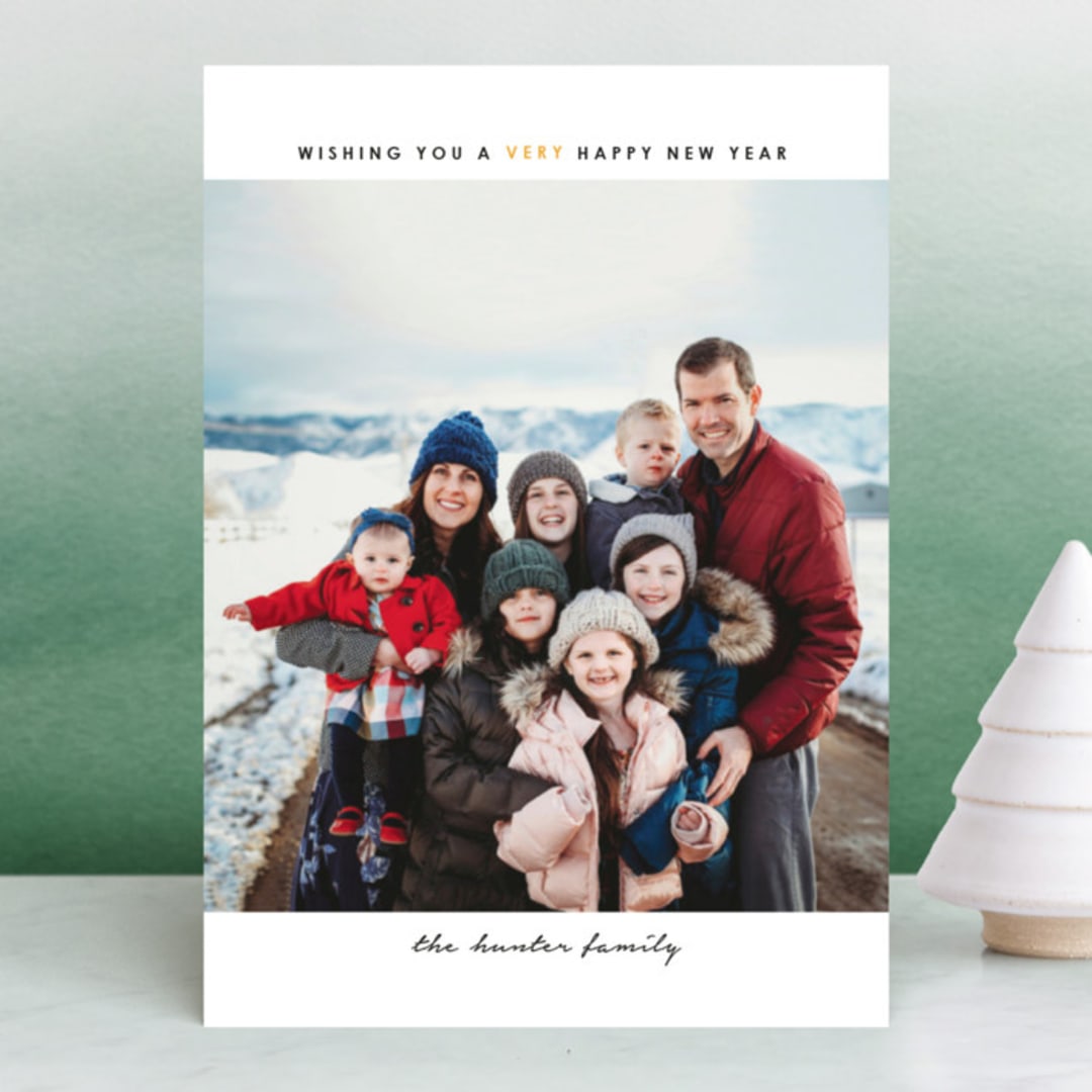 "simple christmas" - Retired Holiday Cards in Sunshine by Laura Hamm - Front