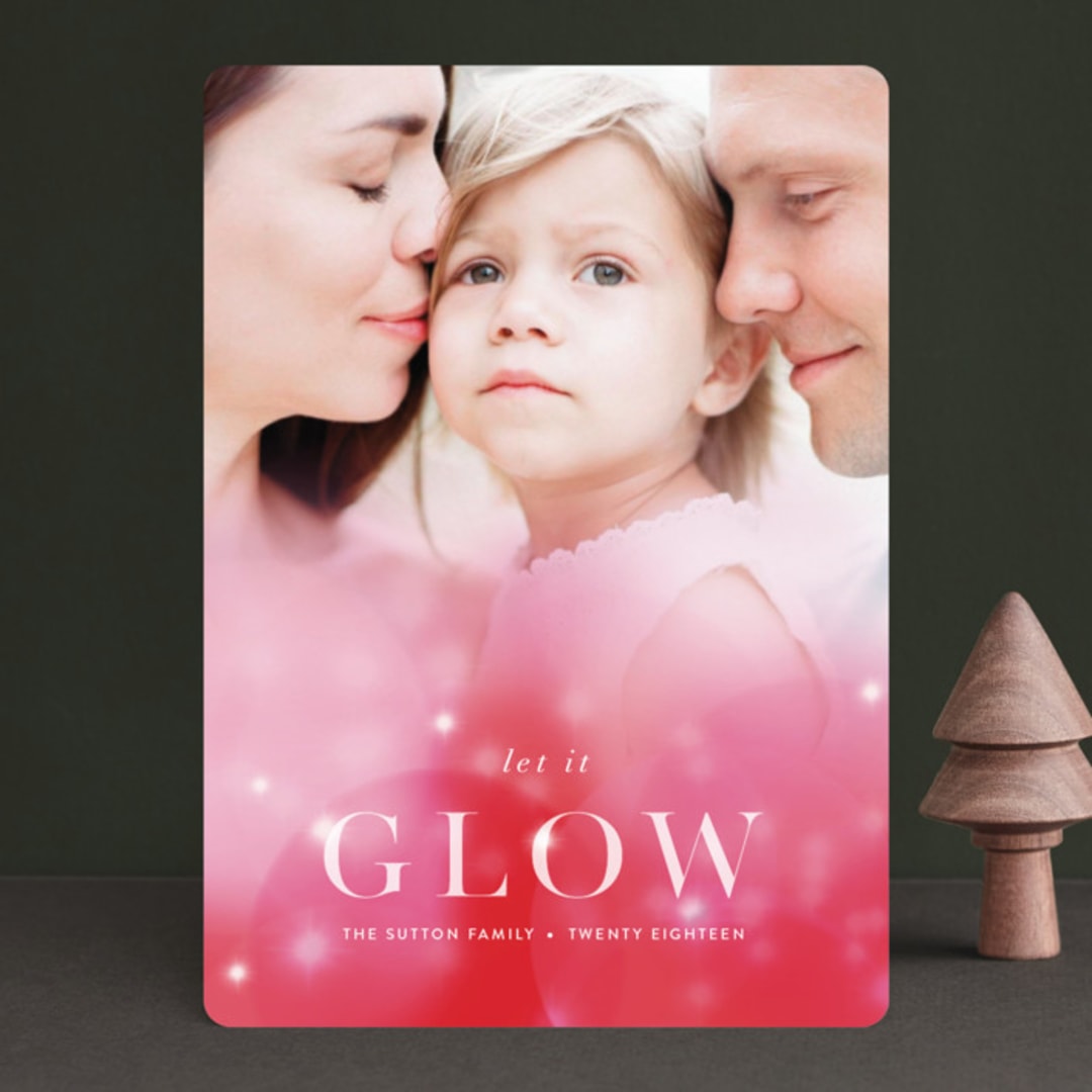 "That Holiday Glow" - Retired Holiday Cards in Blossom by Angela Marzuki - Front