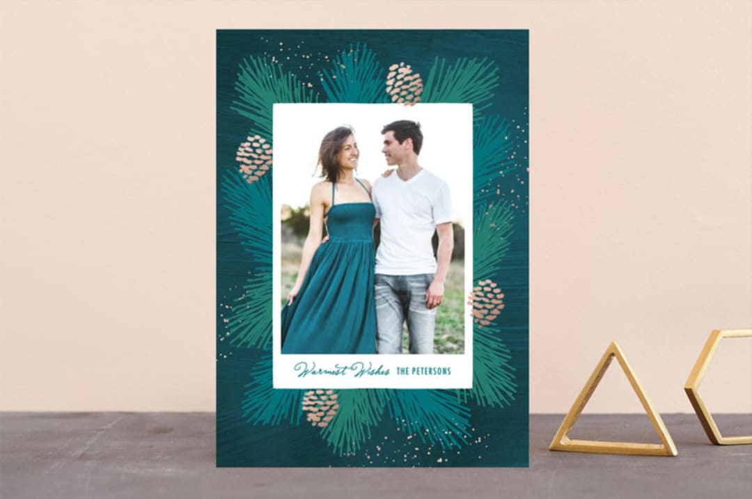 "Everything Pine" - Retired Holiday Cards in Pine by Hooray Creative - Front