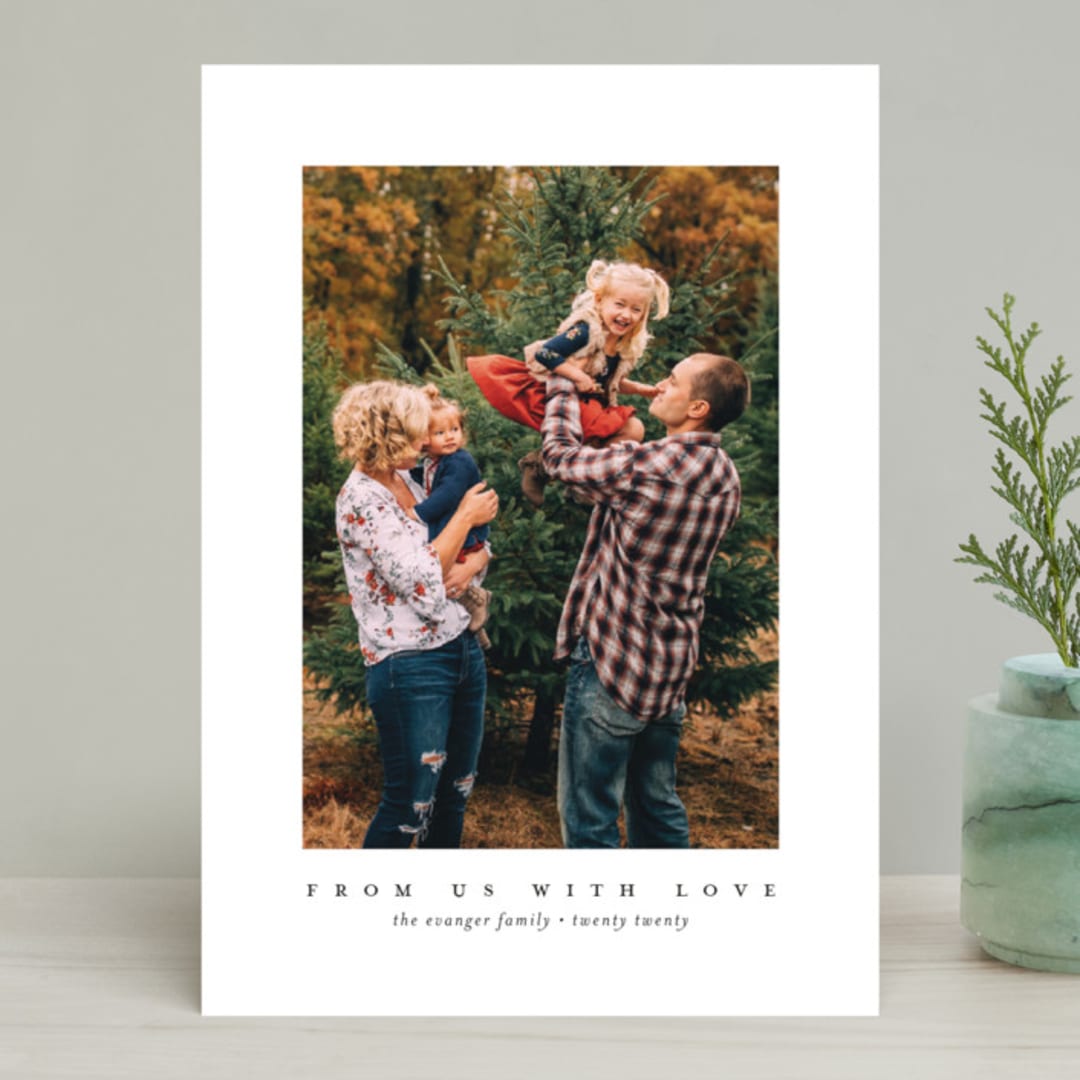 "Simply Sent" - Retired Holiday Cards in Snow by Jessica Williams - Front